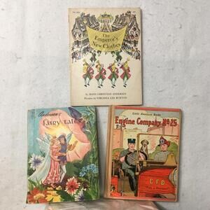 The Emperor’s New Clothes 1949 engine NO.45  fairy tales lot of 3 books